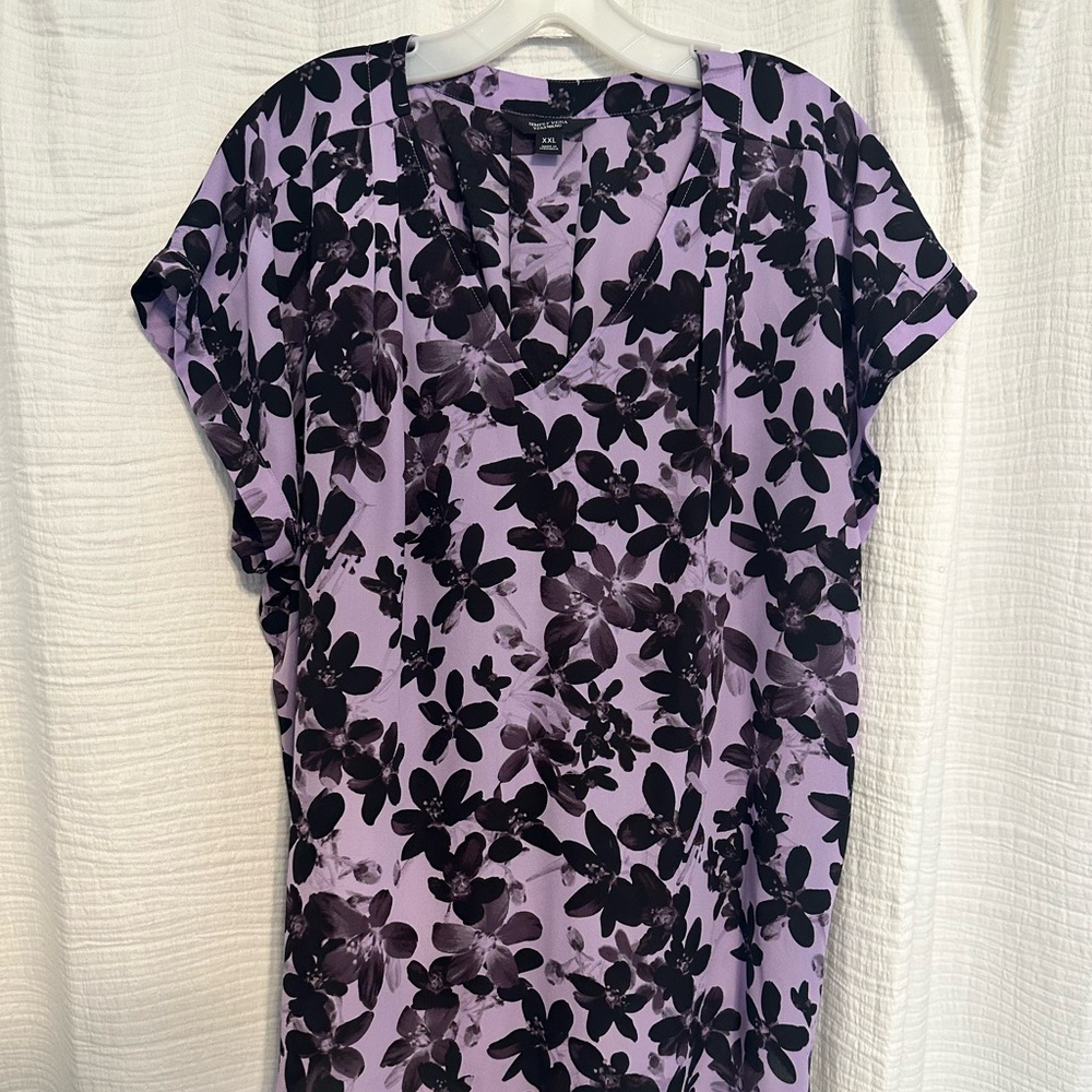 Floral Purple Women's Top